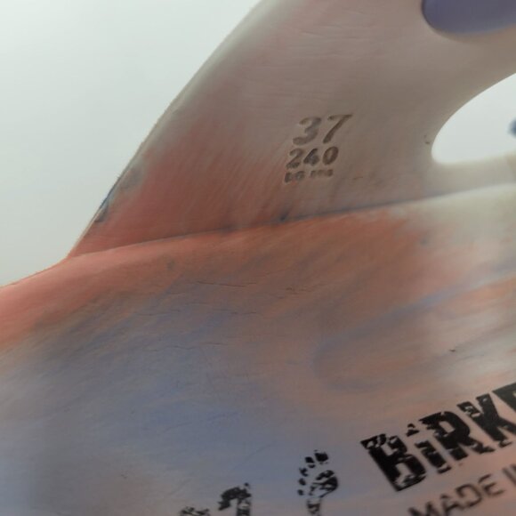 Birkenstock Women's Size 37 (US Size 6) Sandals Arizona Essentials Tie Dye - Picture 10 of 10